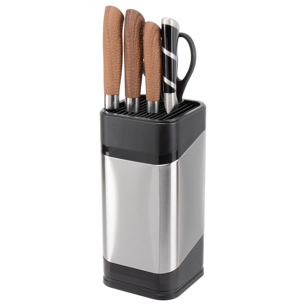 RedCall kitchen knife holder front view highlights compact countertop organization.