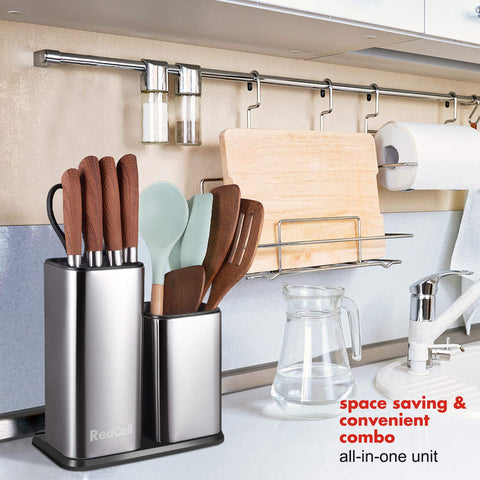 RedCall slot for kitchen shears keeps scissors handy