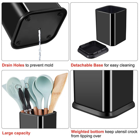 RedCall modern black stainless design adds sleek style to any kitchen.