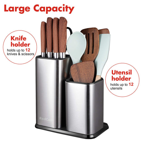 RedCall weighted bottom stabilizes the block during knife removal