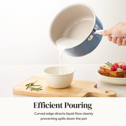 Redchef ceramic nonstick coating PTFE PFOA free for healthy, easy cleanup