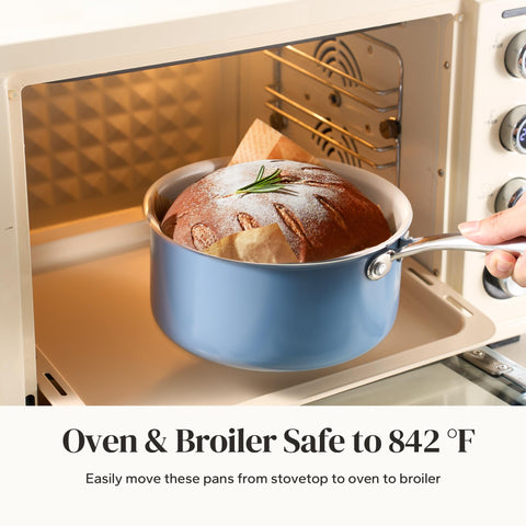 Redchef oven and dishwasher safe pan ideal for oven-to-table meals