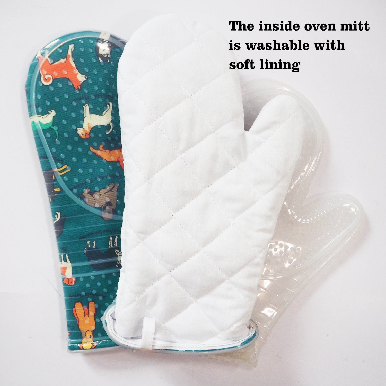 Red LMLDETA long 7.5 x 12 inch mitts provide extended coverage