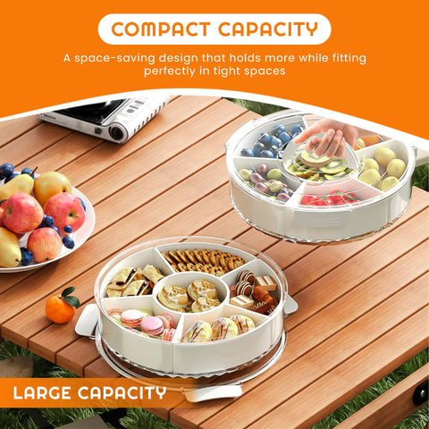 RedRoko pie holder with removable inner cups for safe pie transport.