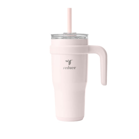 REDUCE 24oz stainless steel tumbler with handle keeps drinks cold for hours.