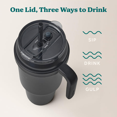 REDUCE 50 oz tumbler fits most cupholders for car, desk, or travel