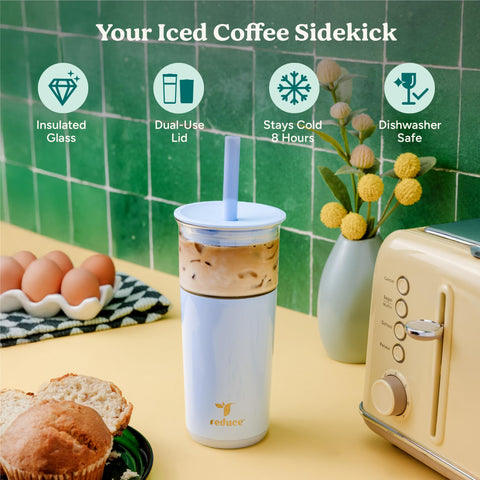 REDUCE Aspen extra wide straw makes sipping thick beverages easy.