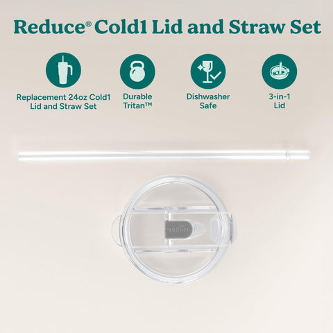 REDUCE Cold1 lid compatibility ensures easy fit with popular 20-24 oz mugs