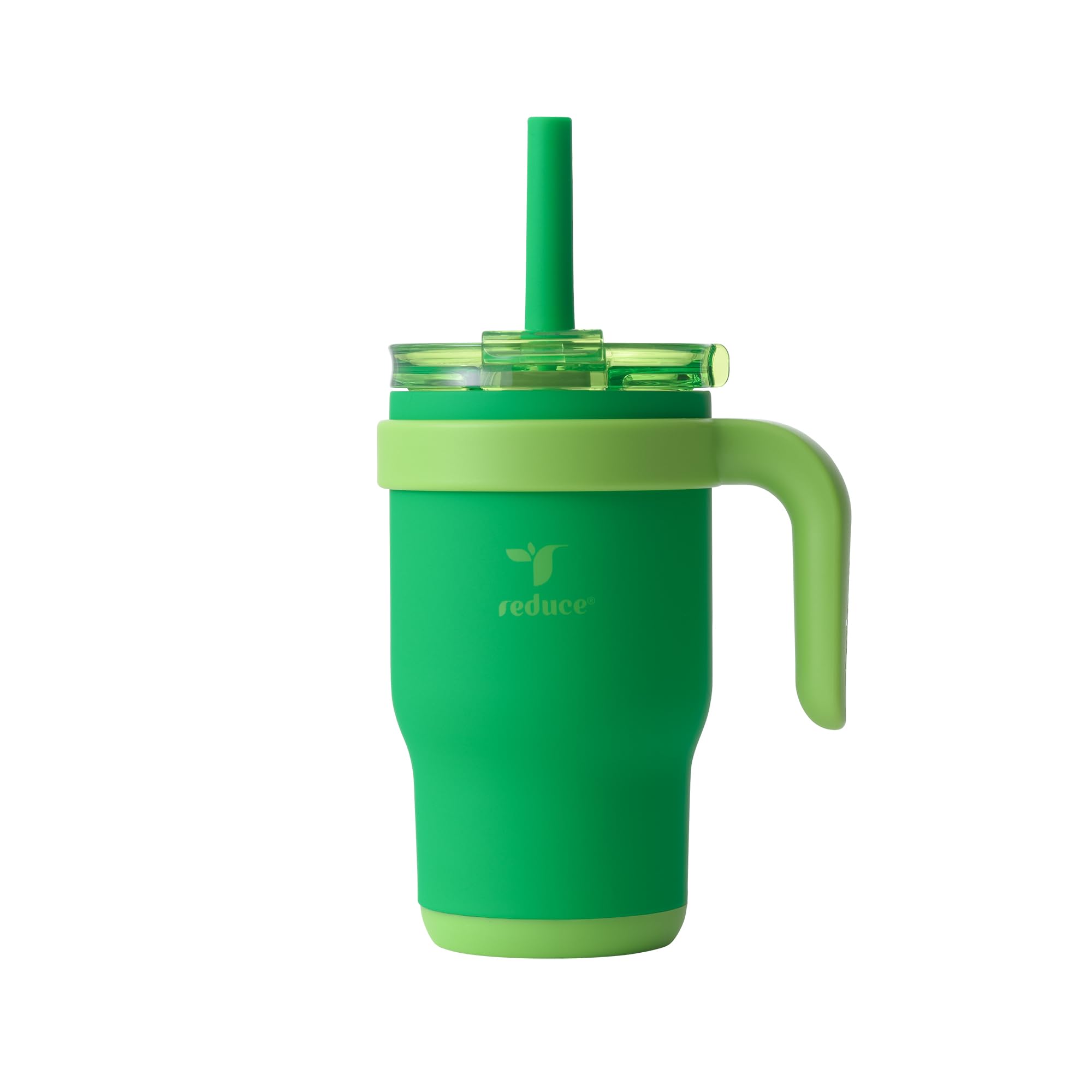 REDUCE Coldee Kids Tumbler lid showing leak-resistant 3-in-1 design for spill-free outings.