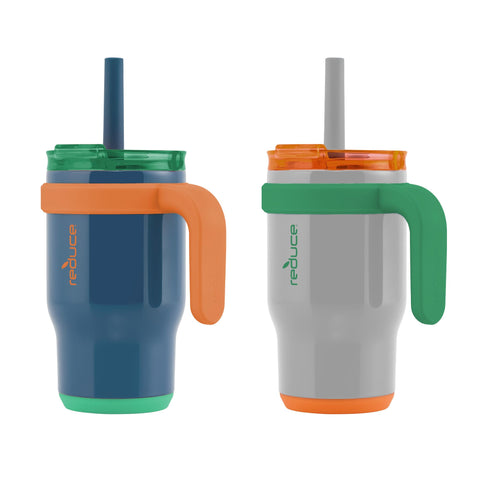 REDUCE Coldee kids tumbler lid close-up highlights leakproof design