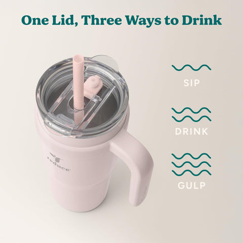 REDUCE dishwasher-safe BPA-free tumbler simplifies cleaning after busy days.