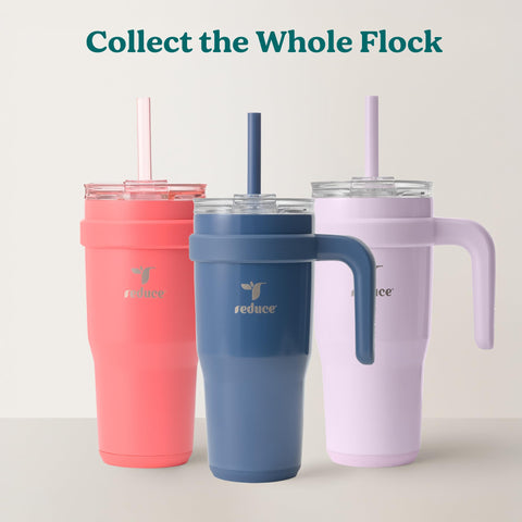 Reduce dishwasher-safe tumbler for simple cleaning after uses.