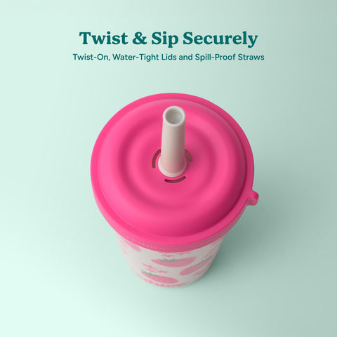 Reduce GoGo dishwasher-safe cups simplify cleanup after meals.