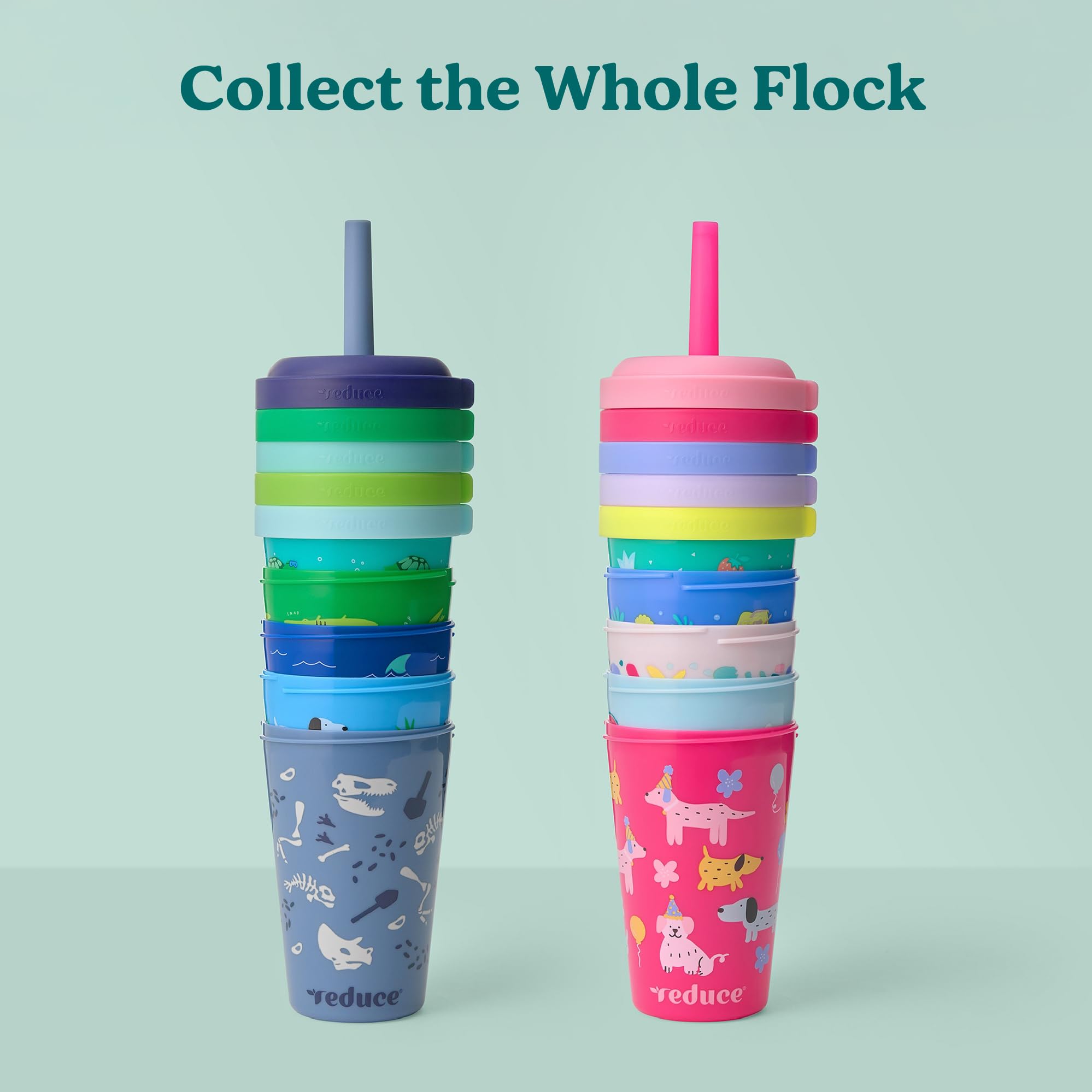 REDUCE GoGo's tumbler is travel-friendly for busy families.