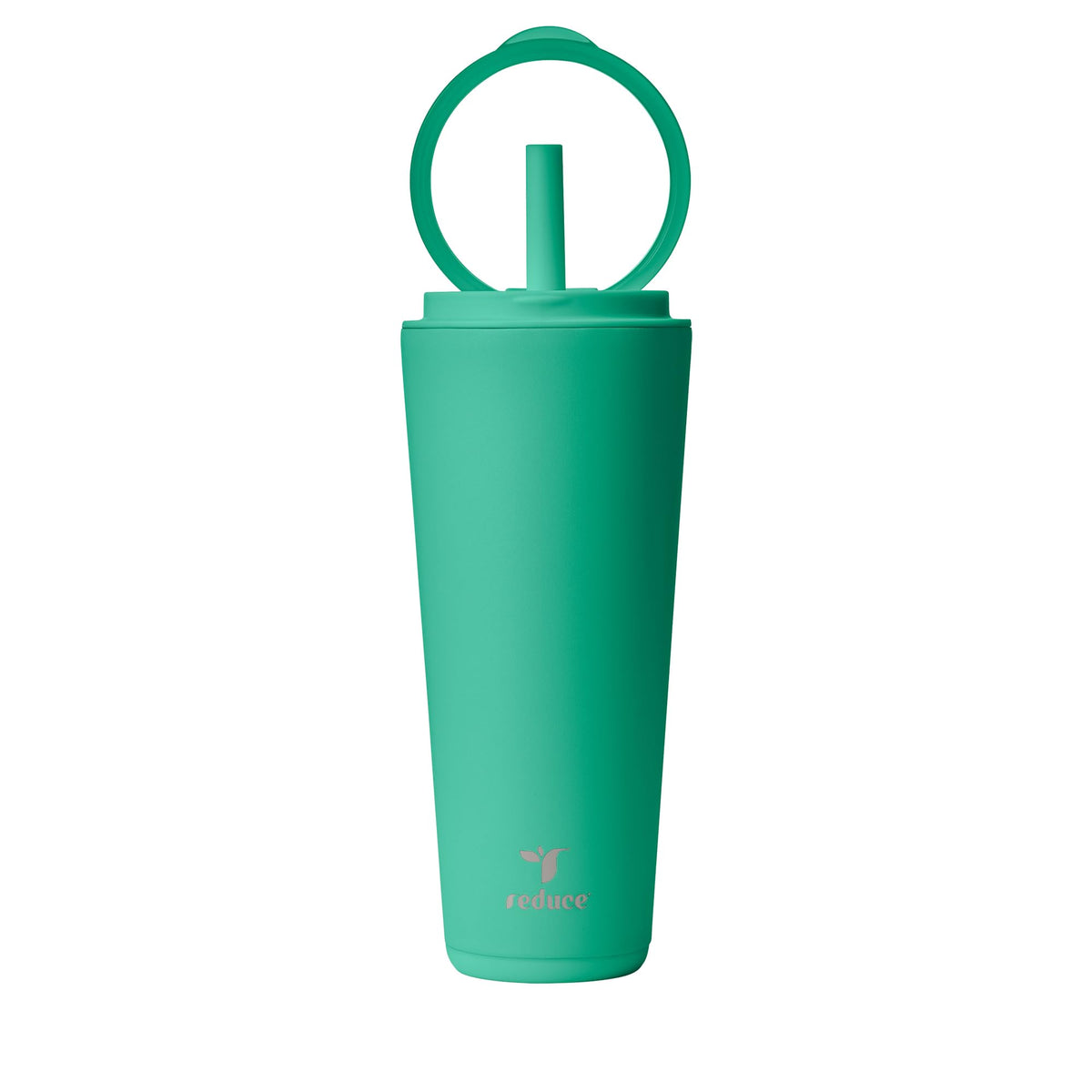 REDUCE Halo 32 oz tumbler with flip-handle lid for easy one-handed transport