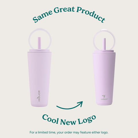 REDUCE Halo flip-handle lid enables easy one-handed sipping on the go