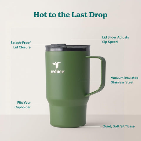 REDUCE Hot1 mug durable handle and 360 welded for rugged use