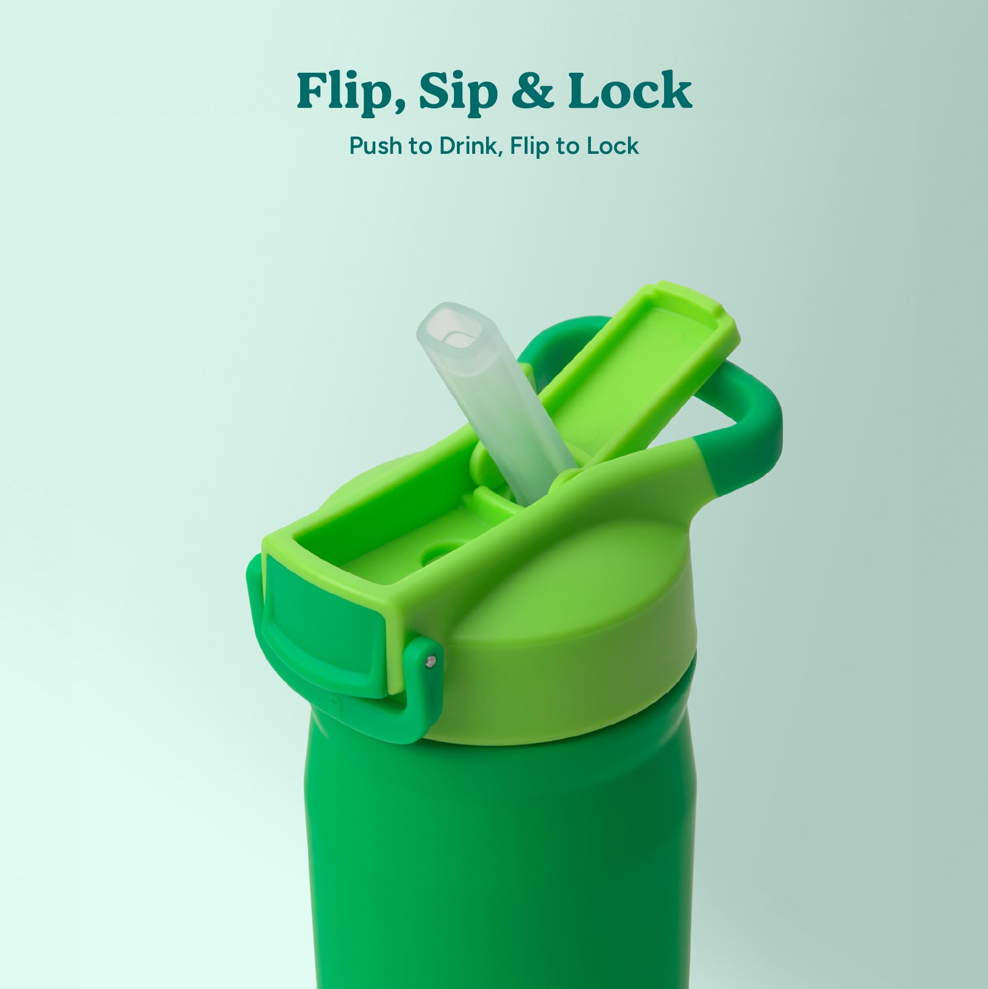 REDUCE Hydrate Pro Kids bottle cap with triple-lock seal.