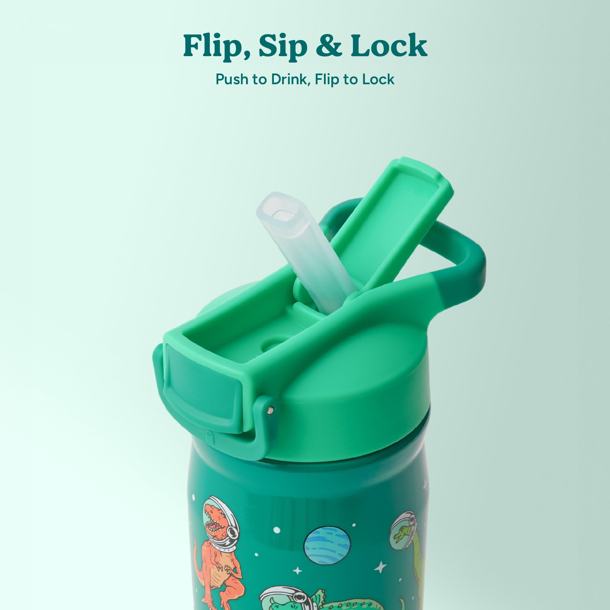 REDUCE Hydrate Pro Kids bottle in backpack for portable use