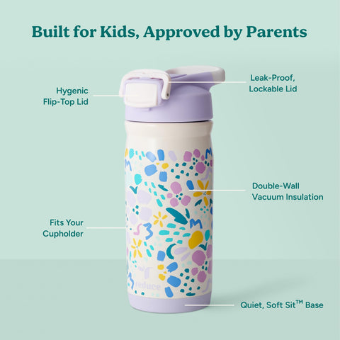 Reduce Hydrate Pro Kids spill-proof lid during sports and travel
