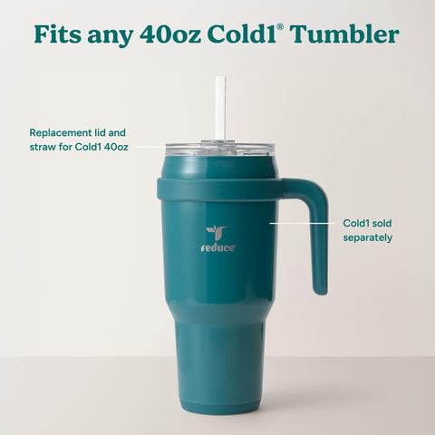 REDUCE replacement lids and straws photo for quick refresh when parts fail.