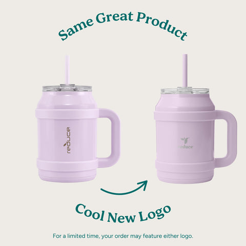 REDUCE tumbler with double-wall insulation to keep beverages cold longer.
