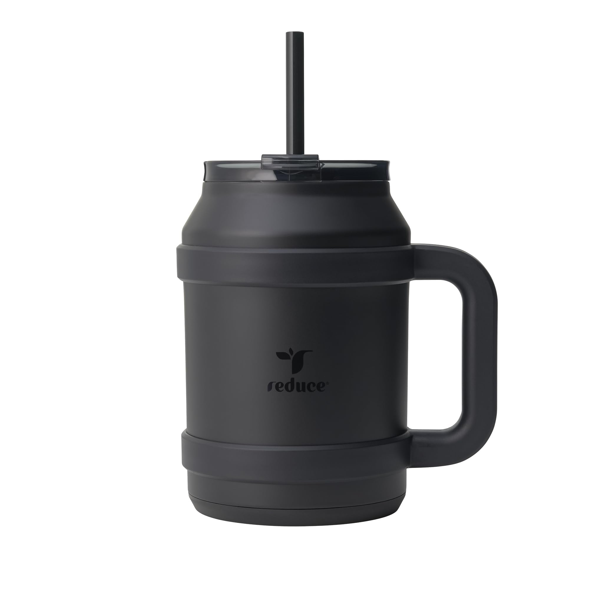 REDUCE 50 oz tumbler with ergonomic handle for easy on-the-go hydration.