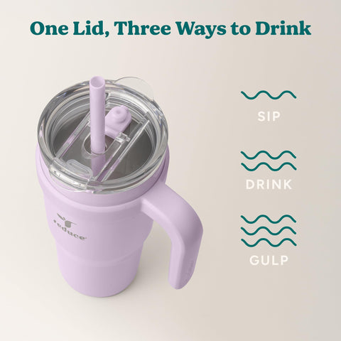 REDUCE Soft Sit base stabilizes the cup in car cupholders.