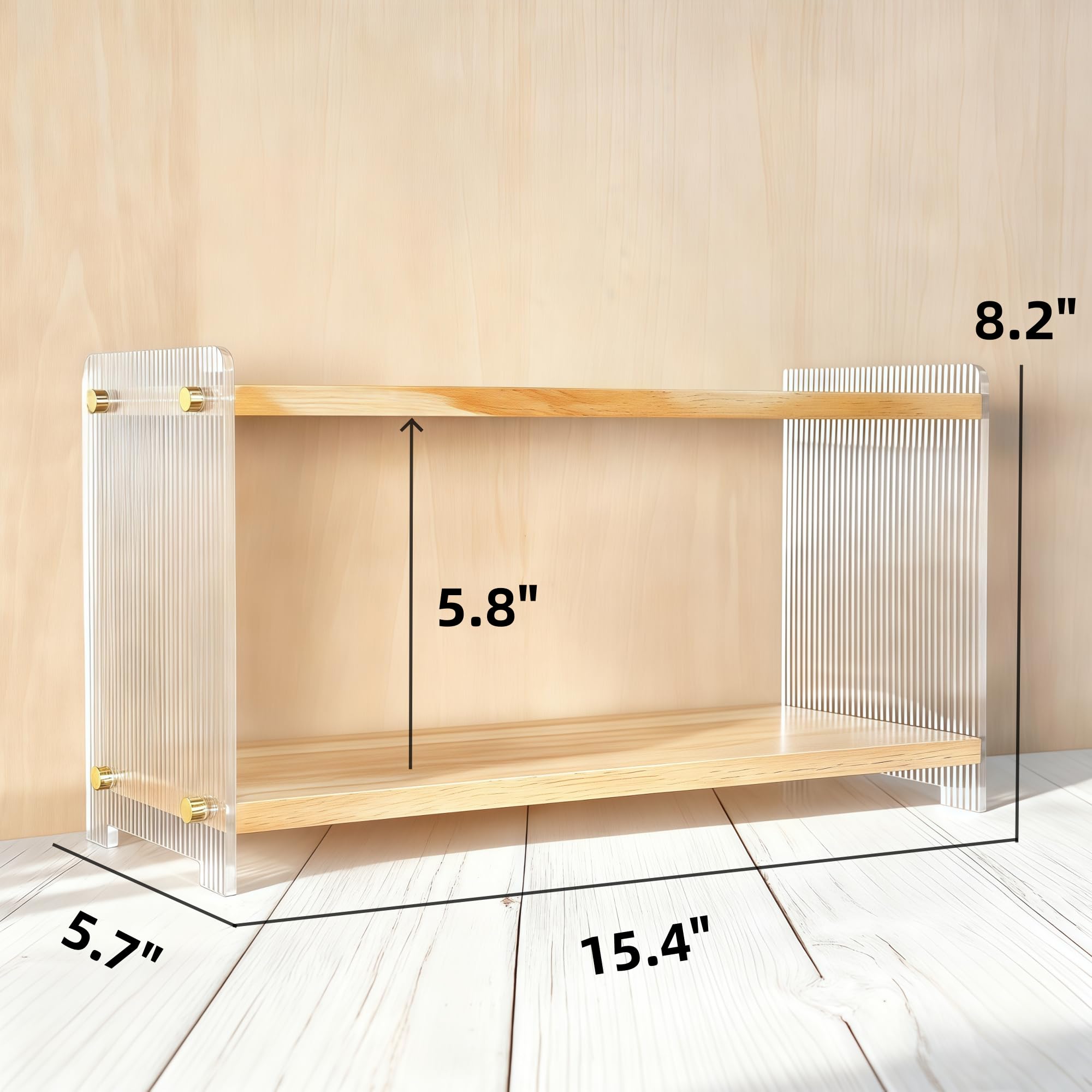 ReeGii 2-Tier organizer with open frame keeps mugs and syrups visible