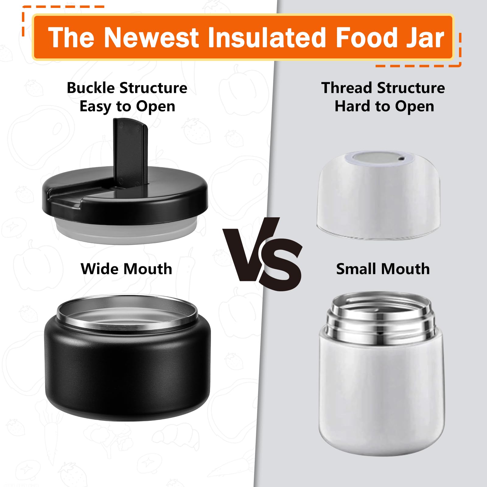 Reeple jar 360° leak-proof gasket prevents spills in backpacks.