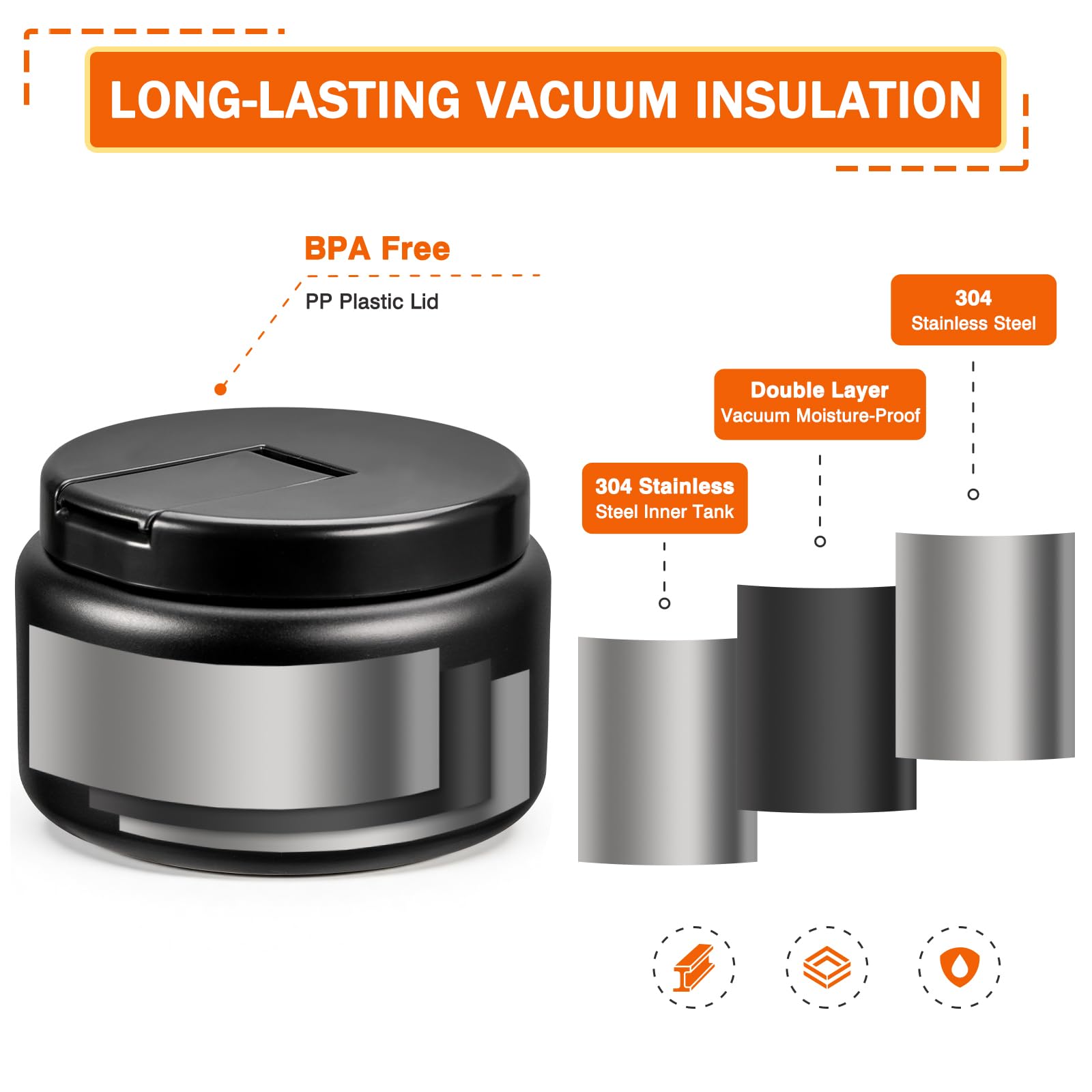 Reeple 13.5oz wide-mouth design makes filling and cleaning simple.
