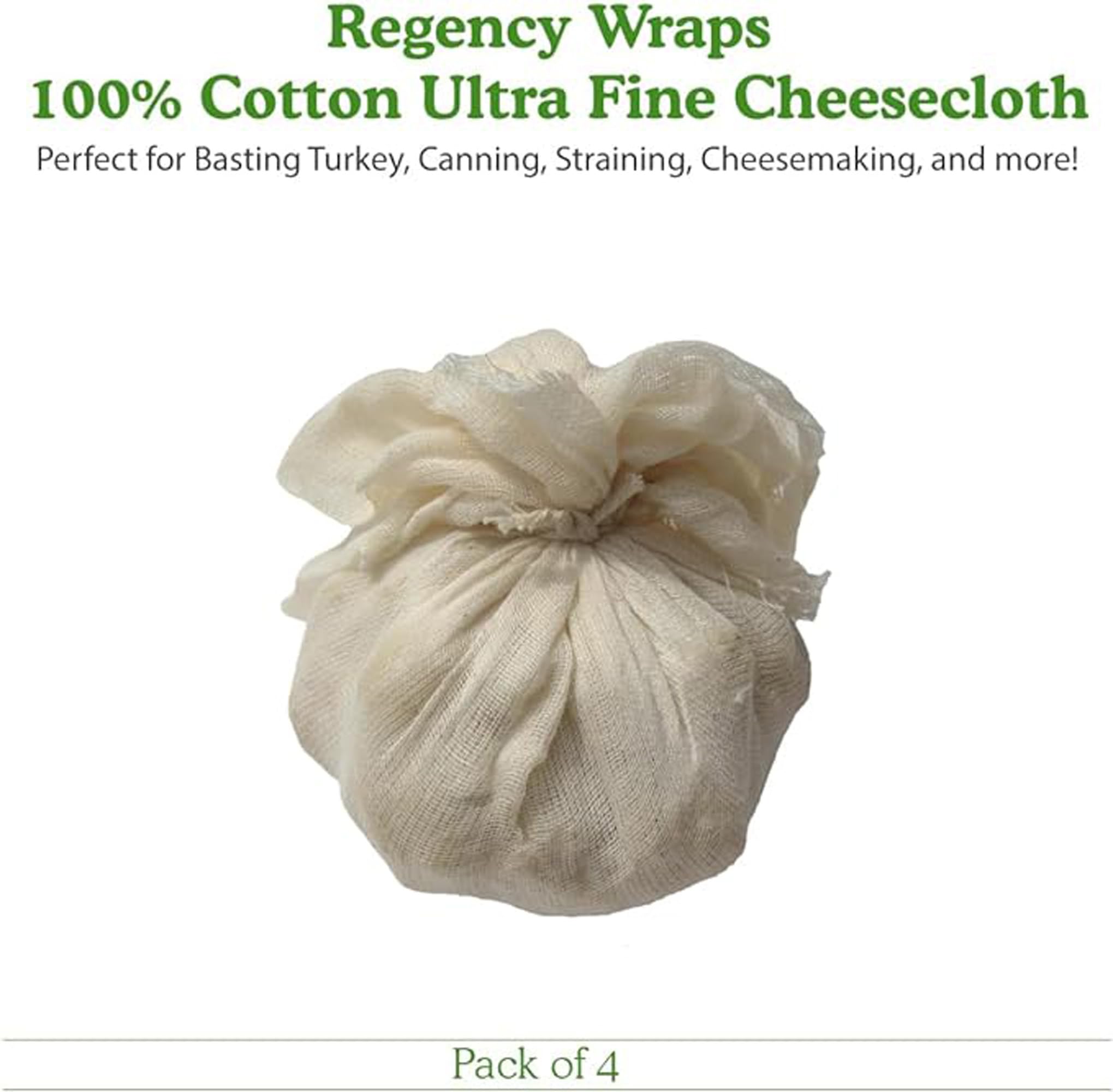 Lint-free Regency Wraps cheese cloth for cleaning windows and mirrors