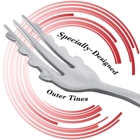 For-Ghetti forks with stainless steel handle provide durable daily use by Rehabilitation Advantage