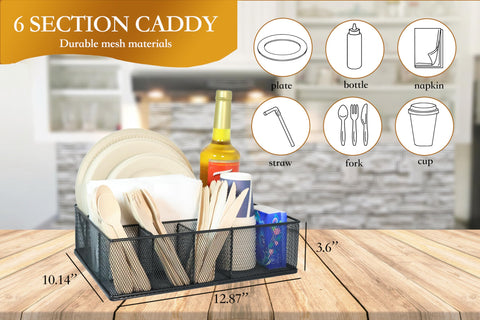 Rehuei compact counter organizer ideal for camping and picnics