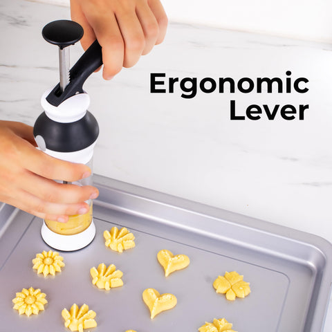 Reifier 14-piece set with non-slip base stabilizes during use.