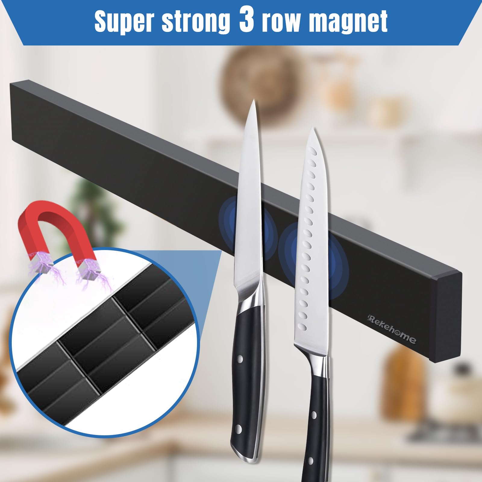 Durable SUS304 stainless steel construction for long-lasting storage.