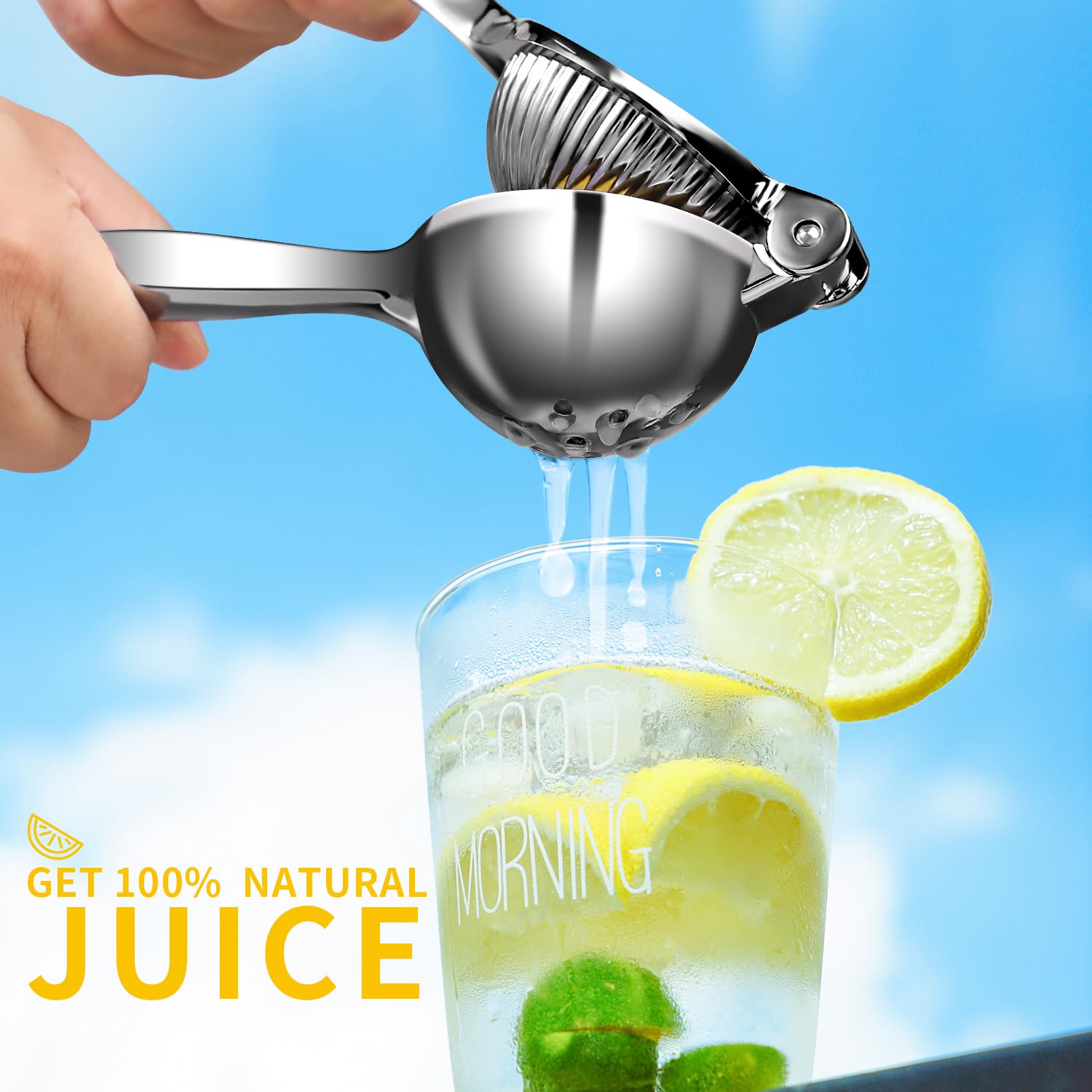 Rekix ergonomic handle citrus press delivers comfortable juicing sessions