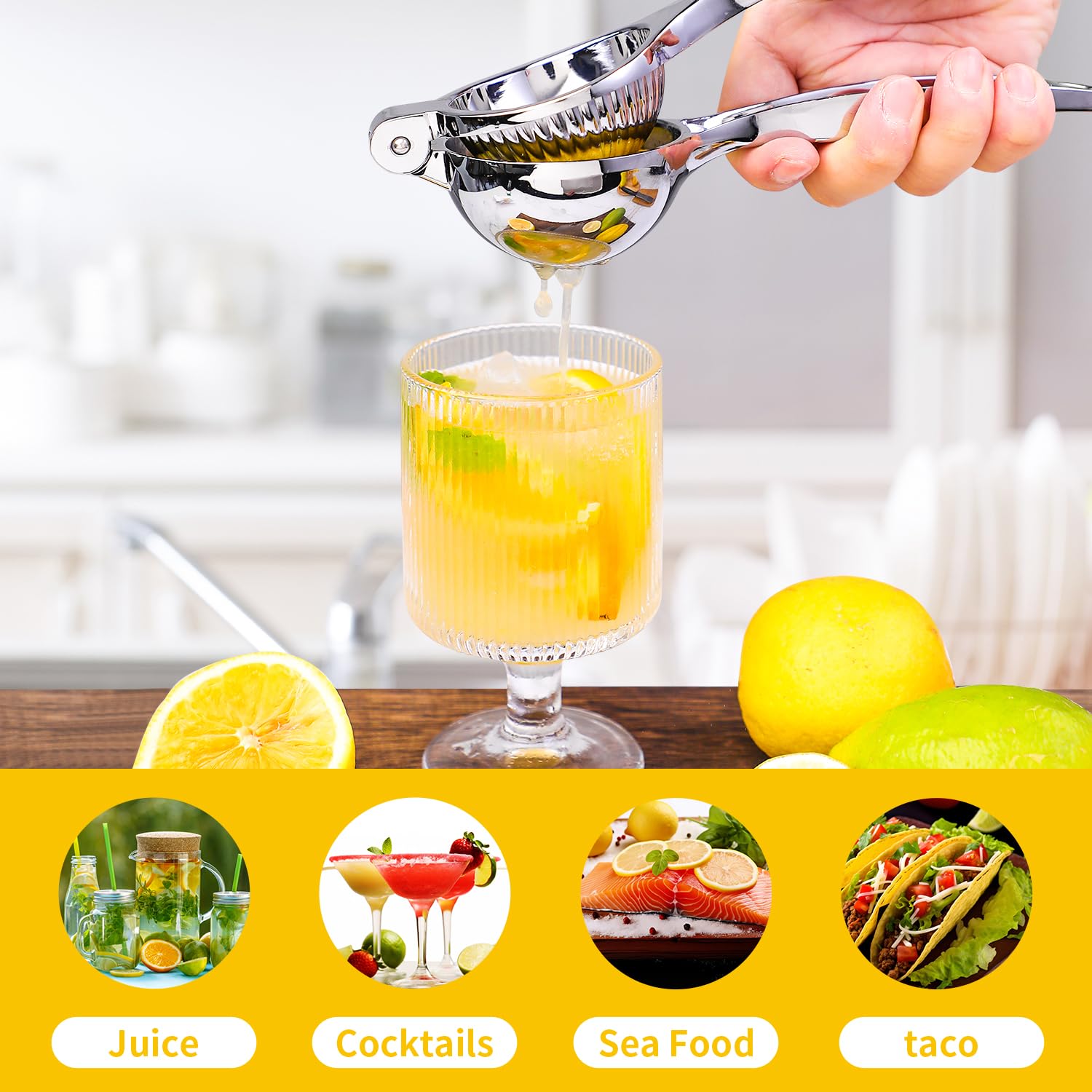 Rekix versatile squeezer works with lemons limes and small oranges