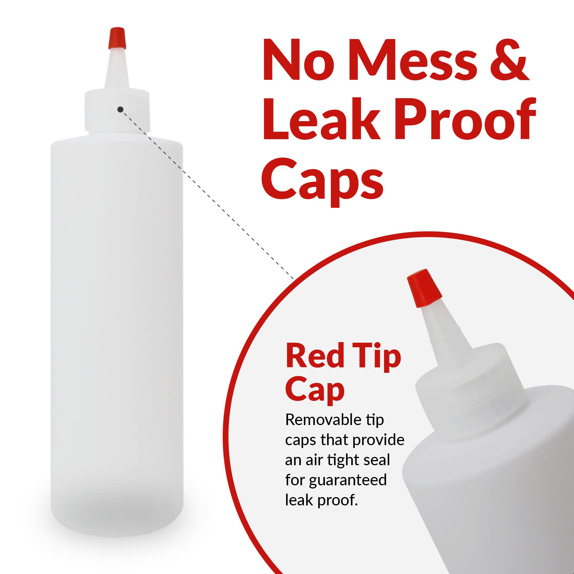 Reli clear HDPE bottle shows condiments while staying durable and reusable.