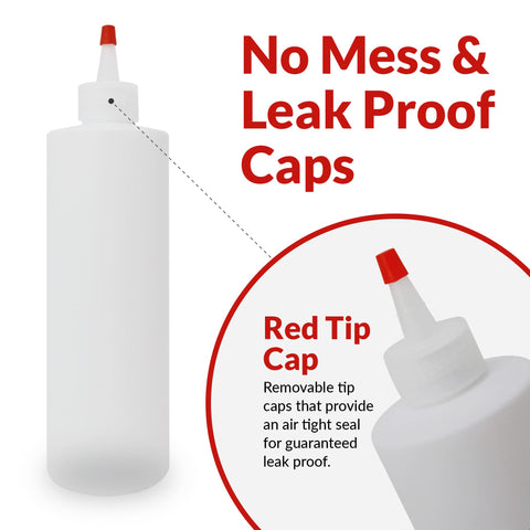 Reli clear HDPE bottle shows condiments while staying durable and reusable.