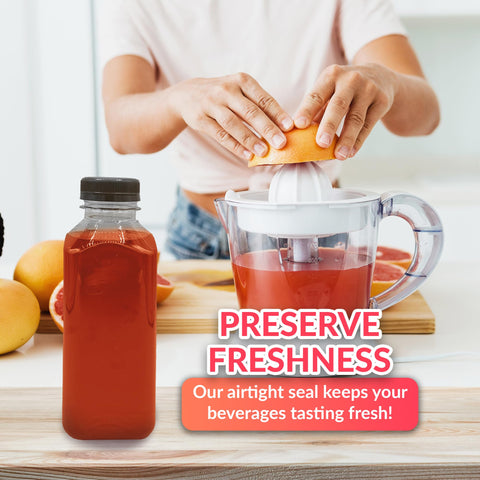 Reli crack-resistant square bottle ideal for travel and portable smoothies