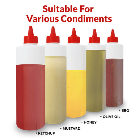Reli dishwasher-safe condiment bottles for easy cleanup after meals