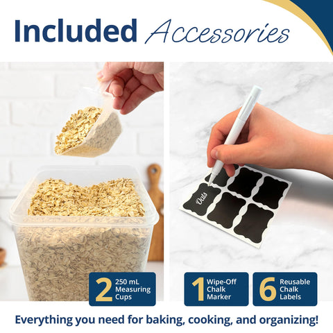 Reli dishwasher-safe storage simplifies cleaning after cooking and baking.