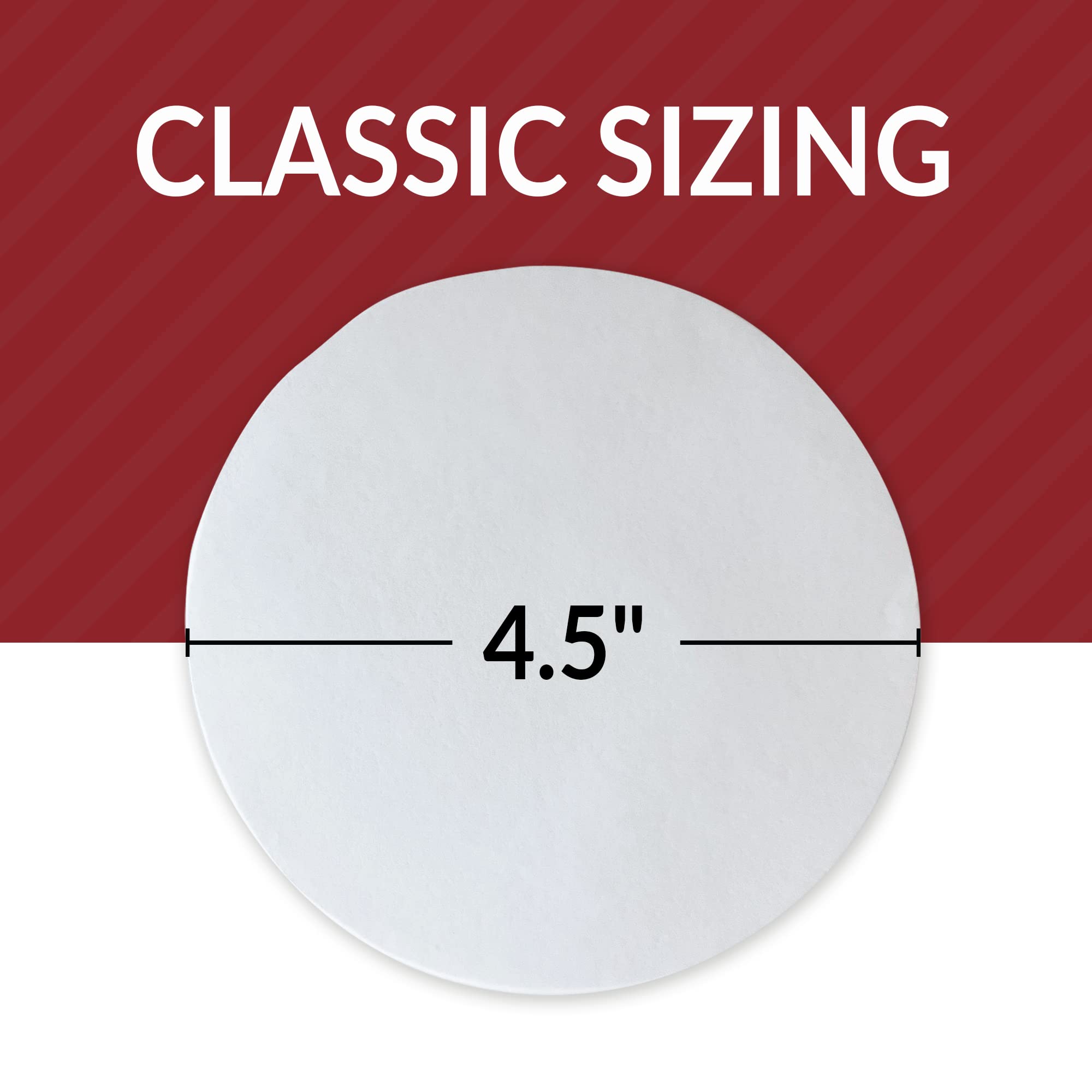 Reli Hamburger Patty Paper freezer-safe rounds preserve moisture during prep.