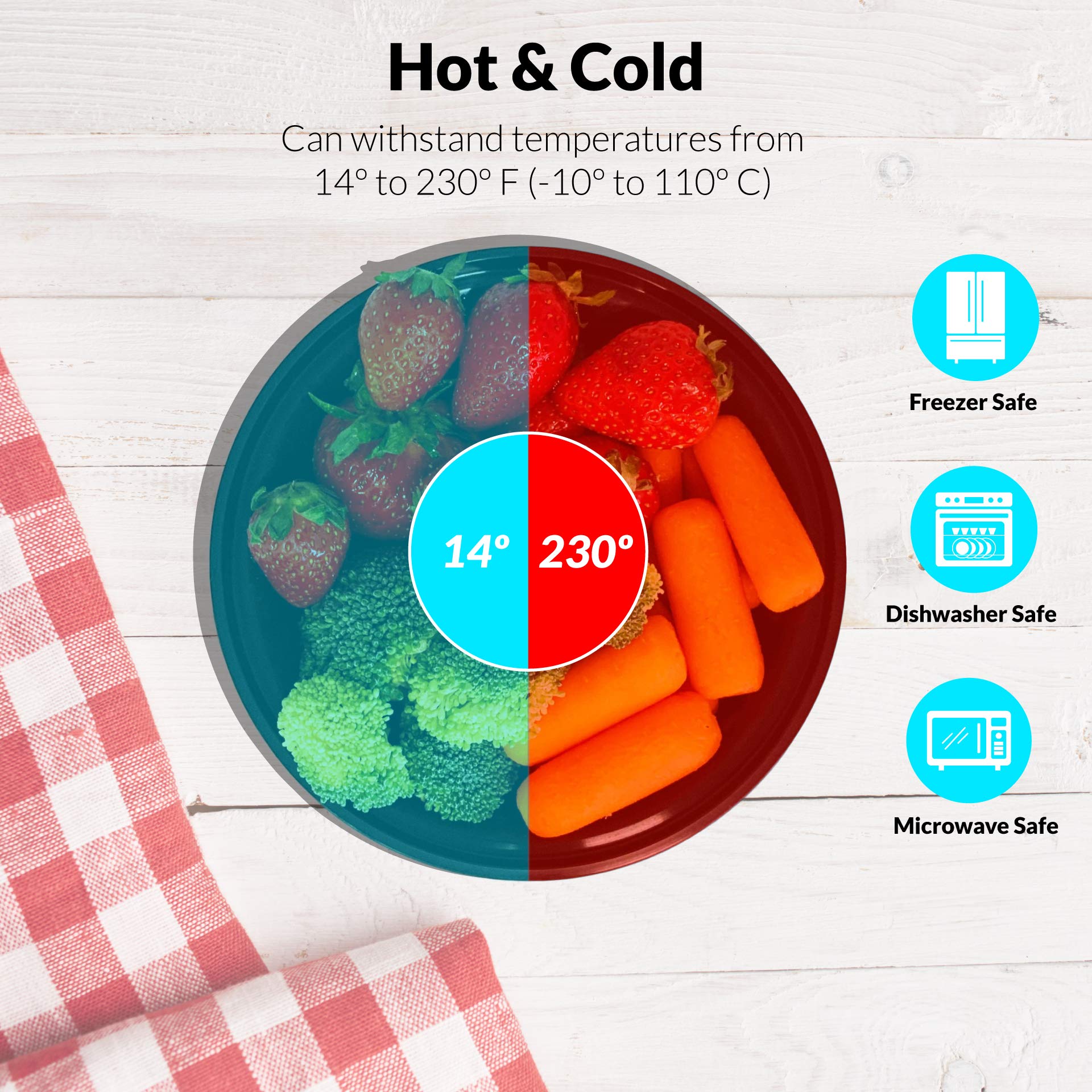 Reli Meal Prep Bowls microwave-safe for quick reheats and convenience