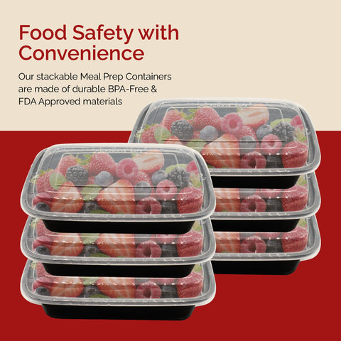 Reli 12oz container microwave-safe design enables quick reheats.