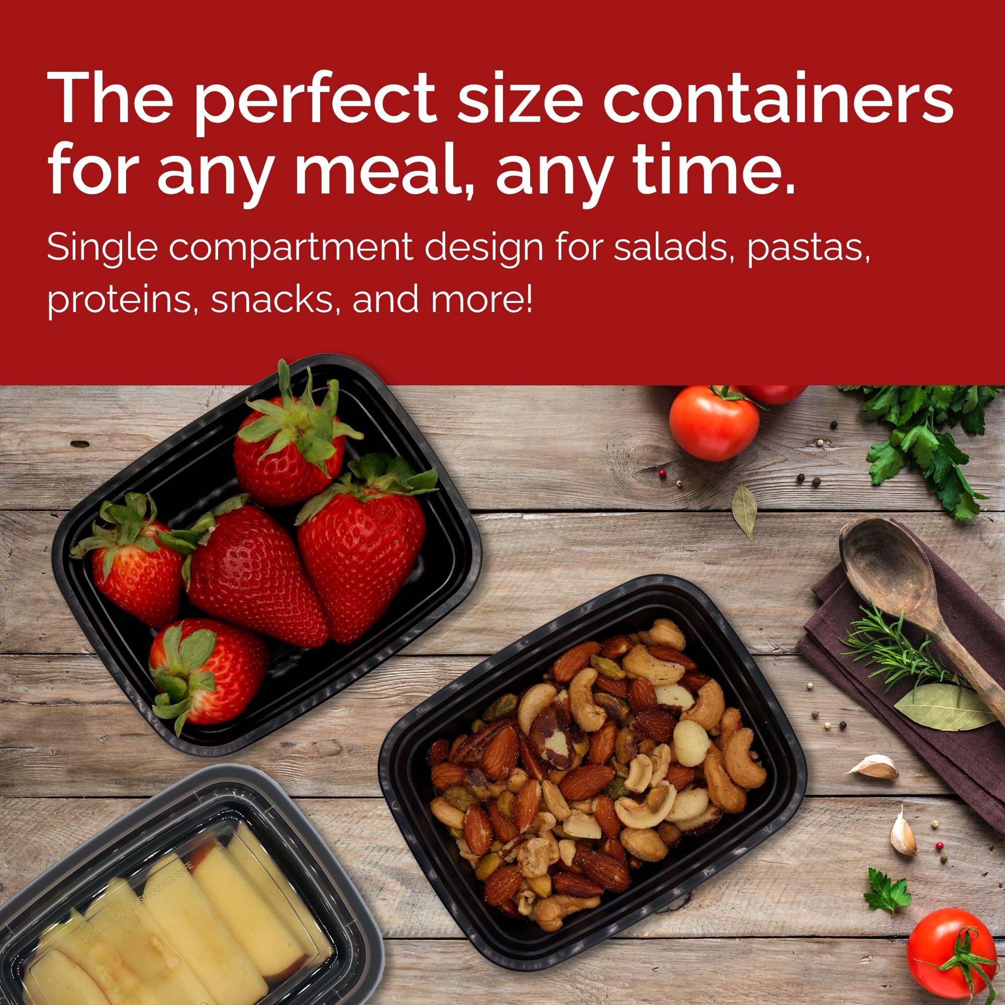 Reli takeout box with lid supports convenient to-go meals.