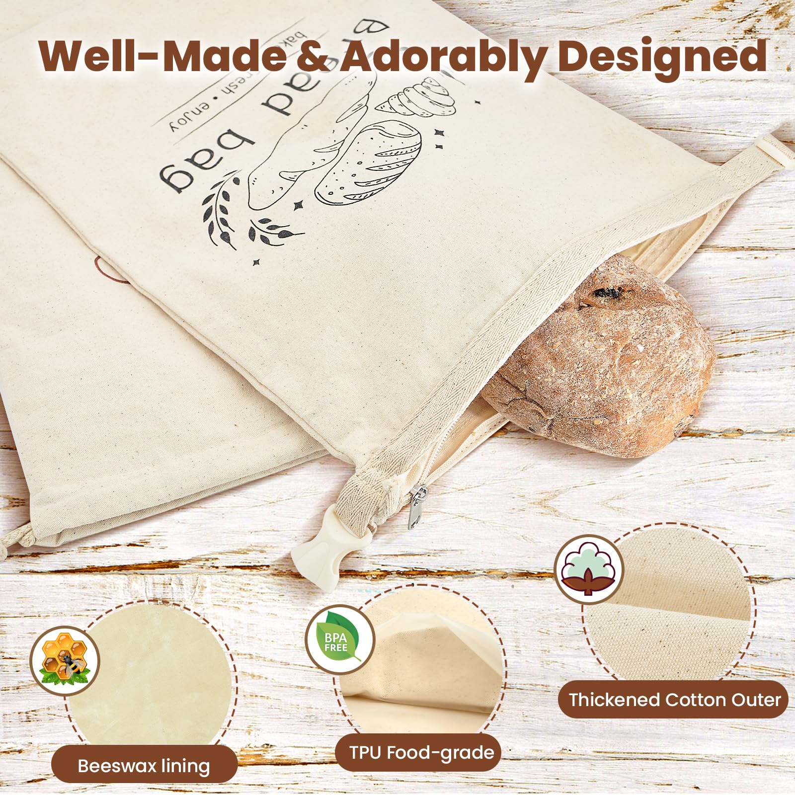 Relixcozy heart tags used to date bread storage
