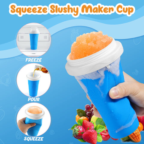 RELPOM Slushie Cup: safe food-grade silicone and PP materials