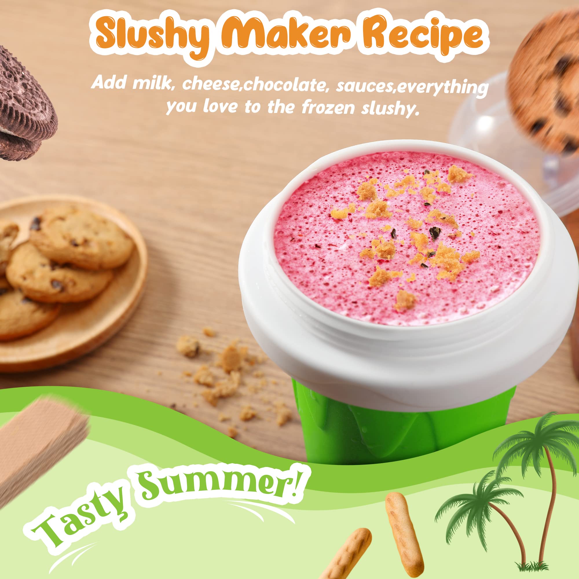 RELPOM Slushie Cup kids enjoy watching the magic and get a treat.